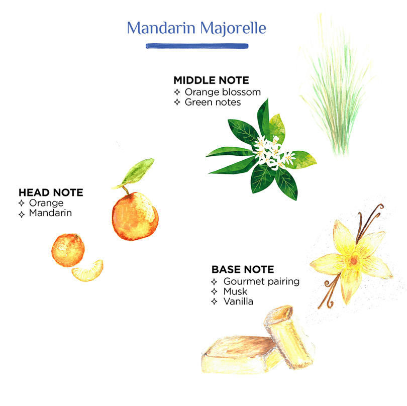 Reed Diffuser Fragrance Refill Mandarine Majorelle 300ml