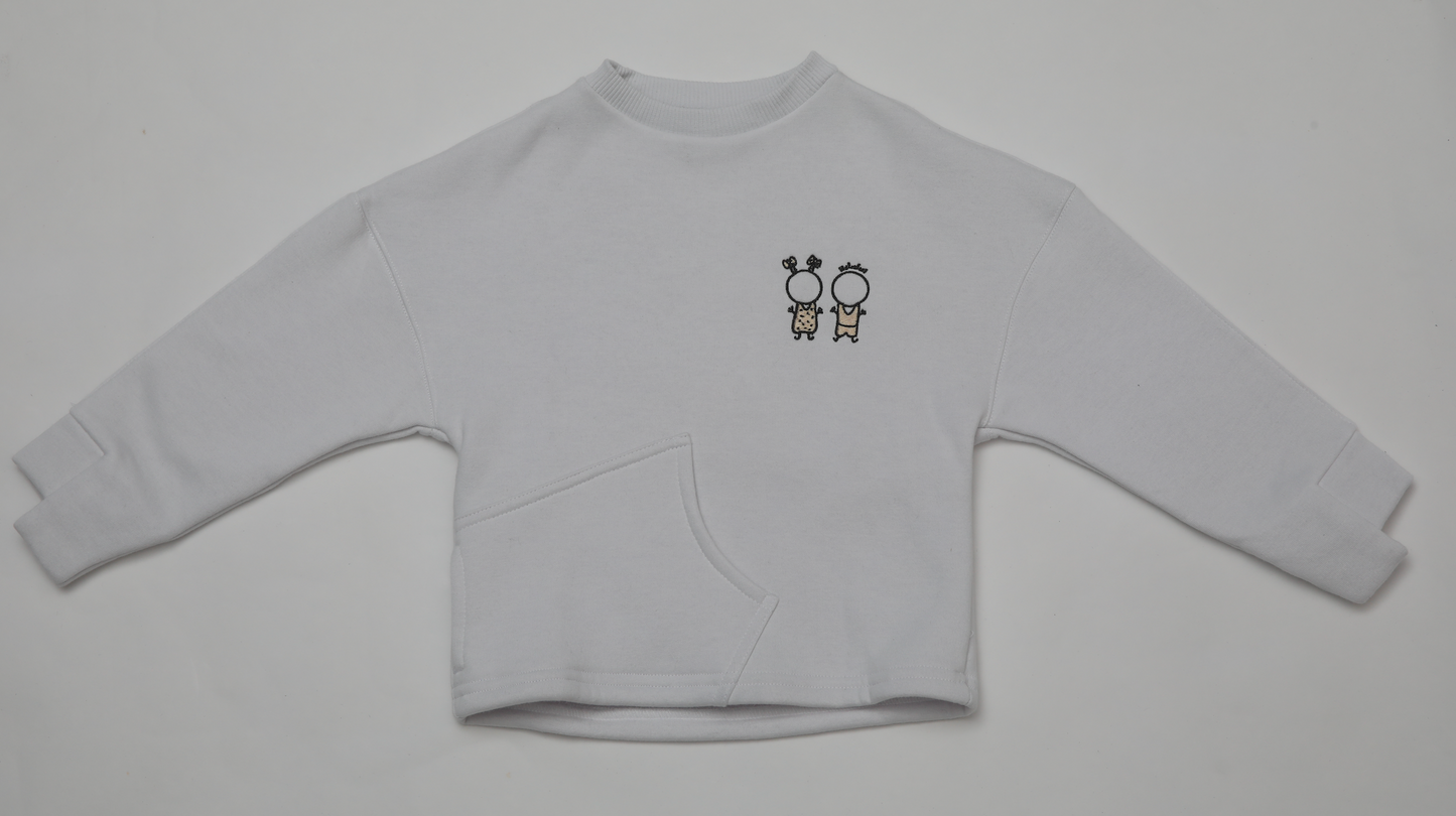 Organic Cotton Sweatshirts with side pocket 12-18 Months